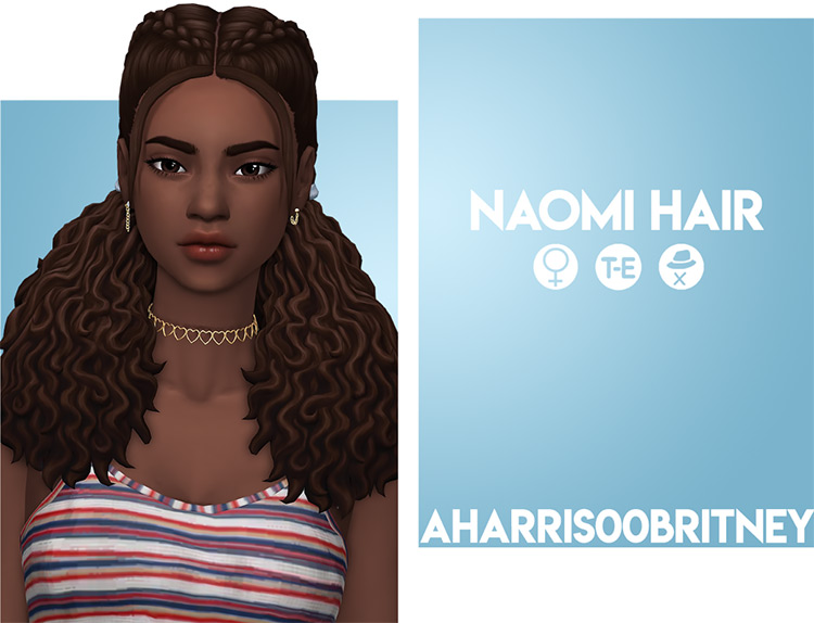 Best Curly Hair CCs Women Can Rock In The Sims 4  All Free    FandomSpot - 96