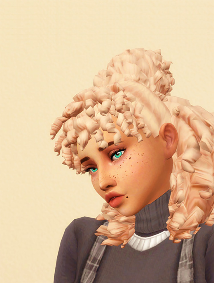 natural sims 4 cc curly hair