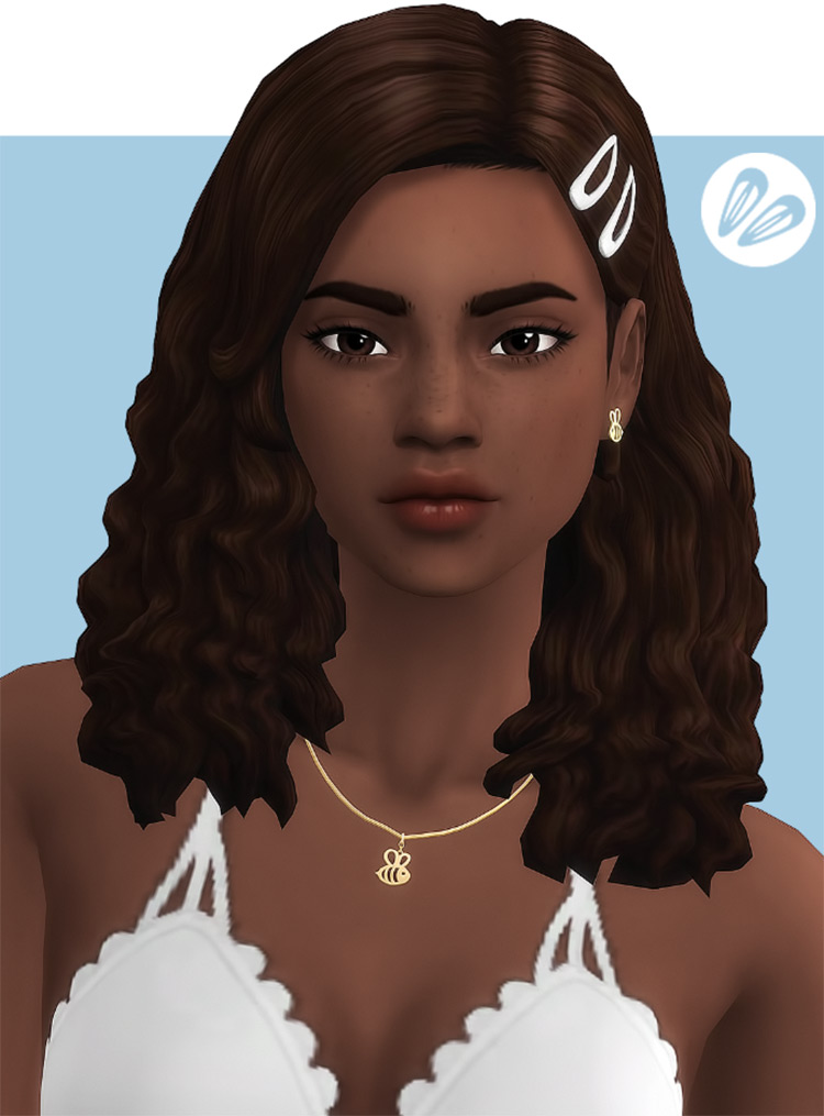 CC of Mercedes Hair from the Sims 4