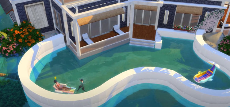 Custom built rich swimming pool design - TS4 Screenshot