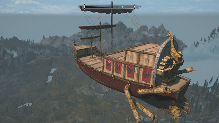 Dwemer Skyship Mod - Skyrim