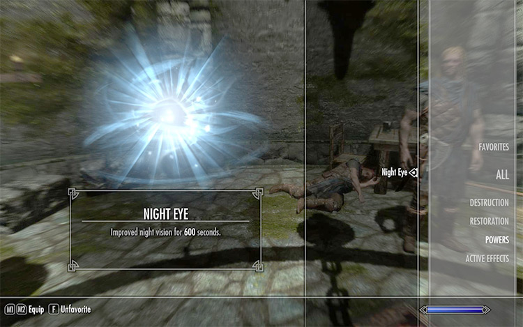 Toggle Khajit Night Eye Skyrim Mod