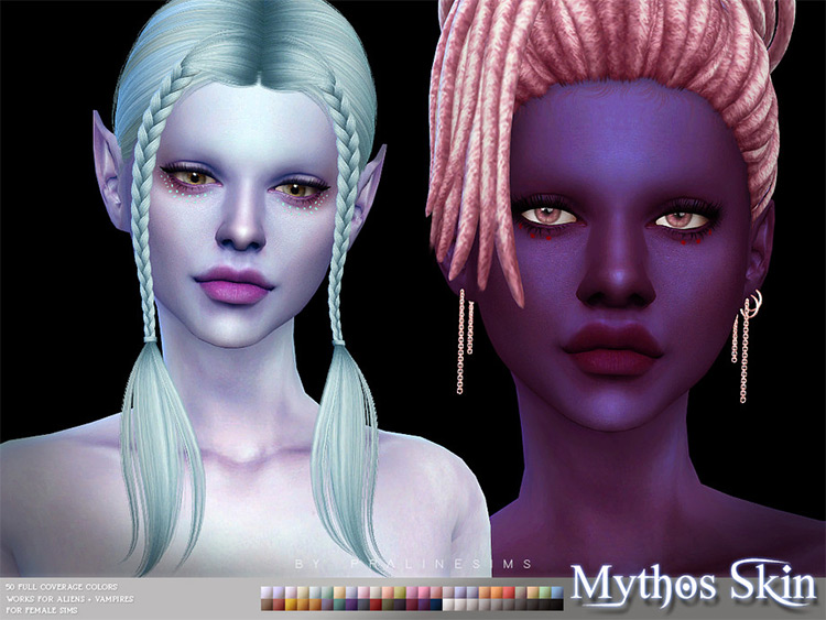 Mythos Skin for Female Mermaid TS4 CC