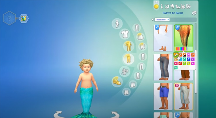 Mermaid Toddlers in The Sims 4