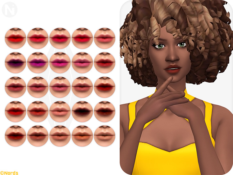 Sims 4 Lipstick CC  Best Custom Lipstick   Lip Gloss To Download   FandomSpot - 44