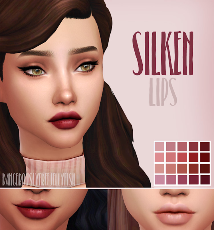 Sims 4 Lipstick CC  Best Custom Lipstick   Lip Gloss To Download   FandomSpot - 89