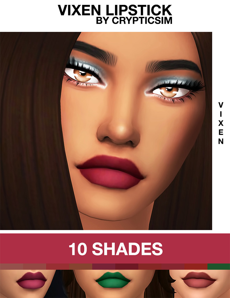 Sims 4 Lipstick CC  Best Custom Lipstick   Lip Gloss To Download   FandomSpot - 12