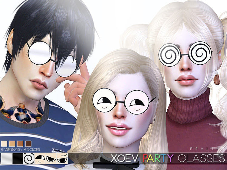 WCIF these glasses (sims 4) or similar? Alpha thin metal rimmed glasses! :  r/thesimscc