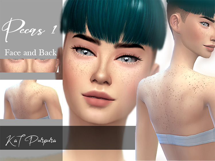 Pecas 1 – Face and Back Sims 4 mod