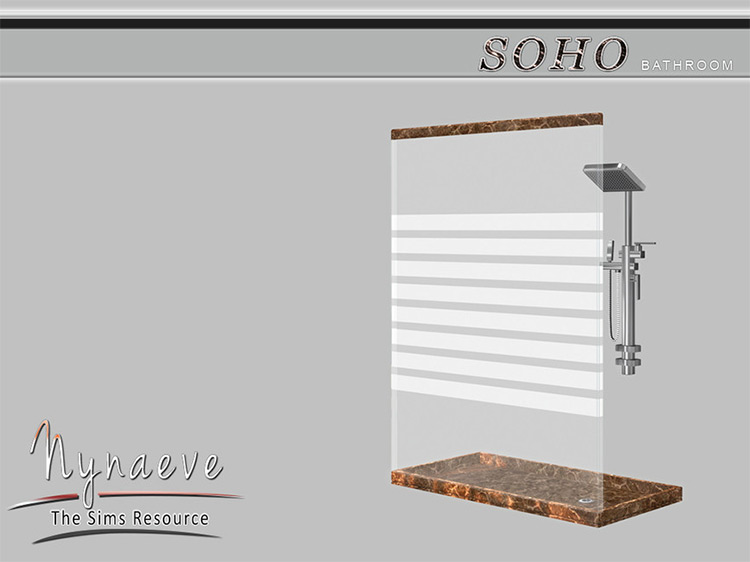 Soho Shower CC for Sims 4