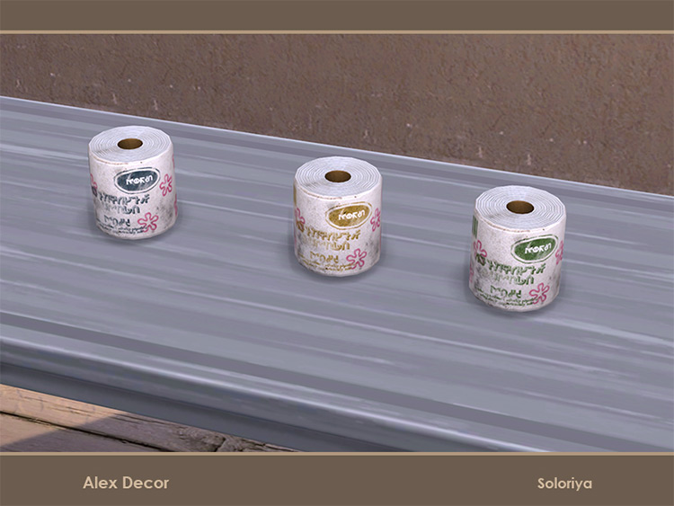 Alex Décor Toilet Paper Sims 4 CC