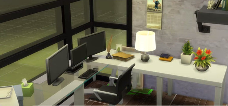 Sims 4 Home Office build - preview screenshot