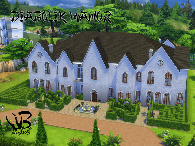 Diabolik Manor - Sims 4 CC