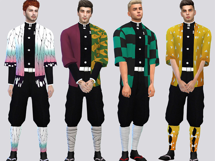 Yaiba Costume Set - Sims 4 CC