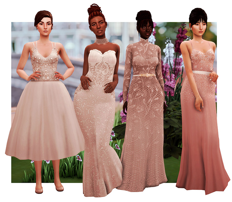 Sims 4 CC Party Dress