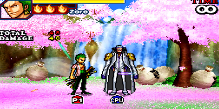 One Piece (GBA) - All Specials Attacks 