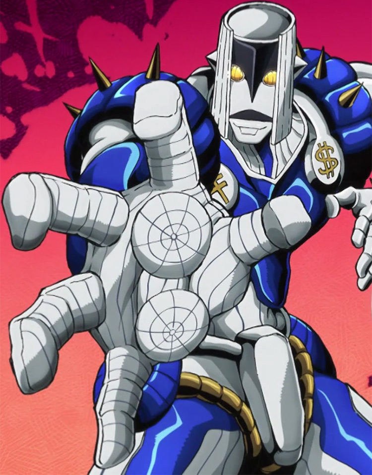 The Hand Stand in JoJo anime screenshot