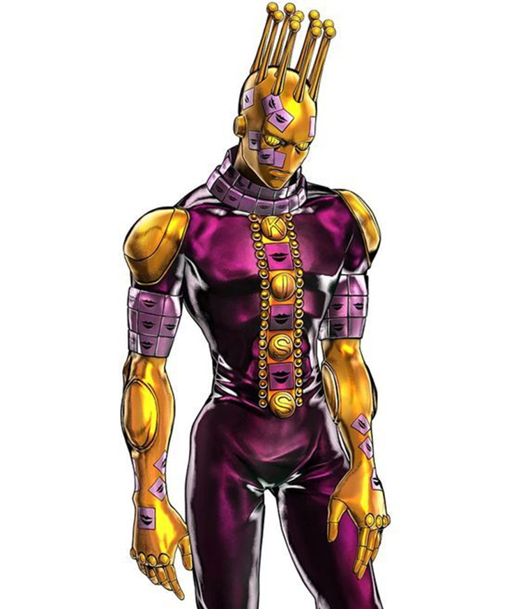 Artistic representation of an original jojo stand with intricate details