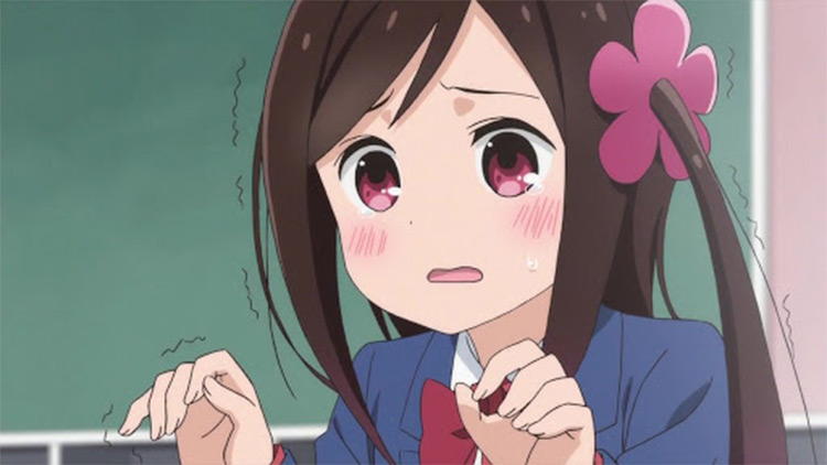 Bocchi Hitori anime girl screenshot