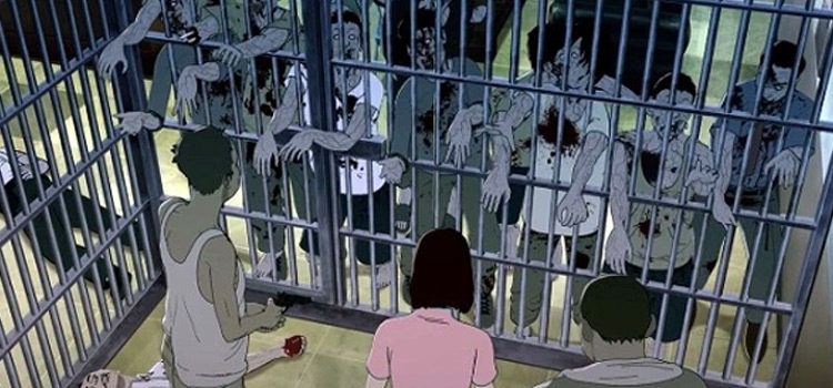 Seoul Station - zombie hoard anime screenshot