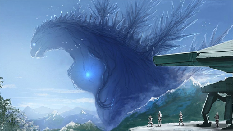 Godzilla anime screenshot