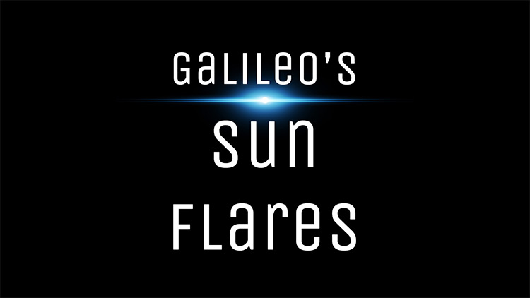 Galileo's Sun Flares mod for Kerbal Space Program