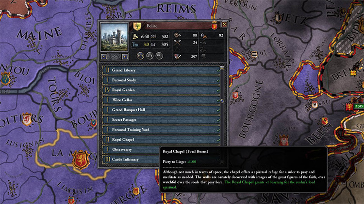 Your Personal Castle CK2 mod