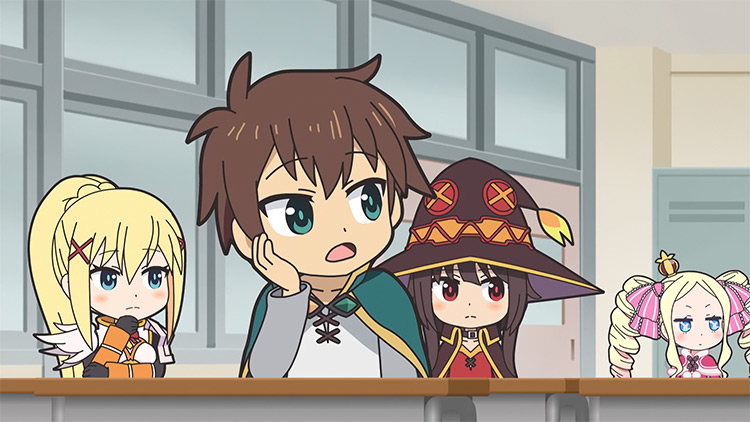 Isekai Quartet characters - anime screenshot