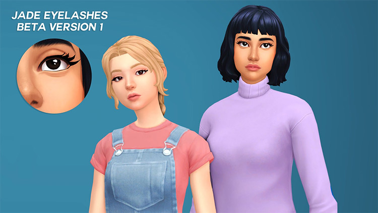 toddler eyelashes sims 4