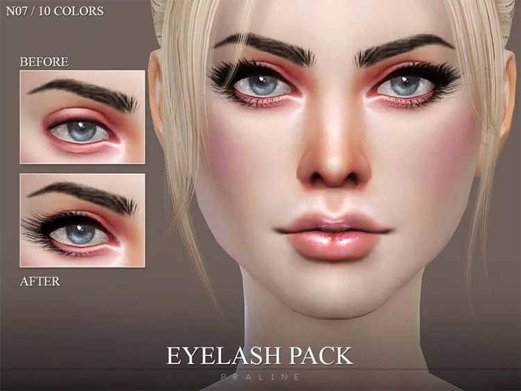 sims 4 cc accessory eyelashes