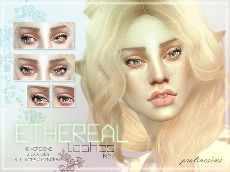 eyelashes for sims 4