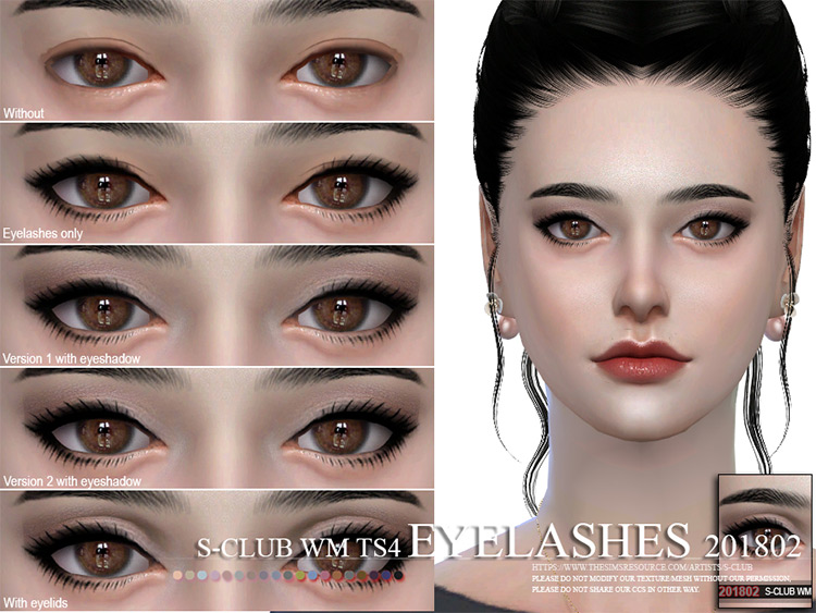 custom content sims 4 eyelashes