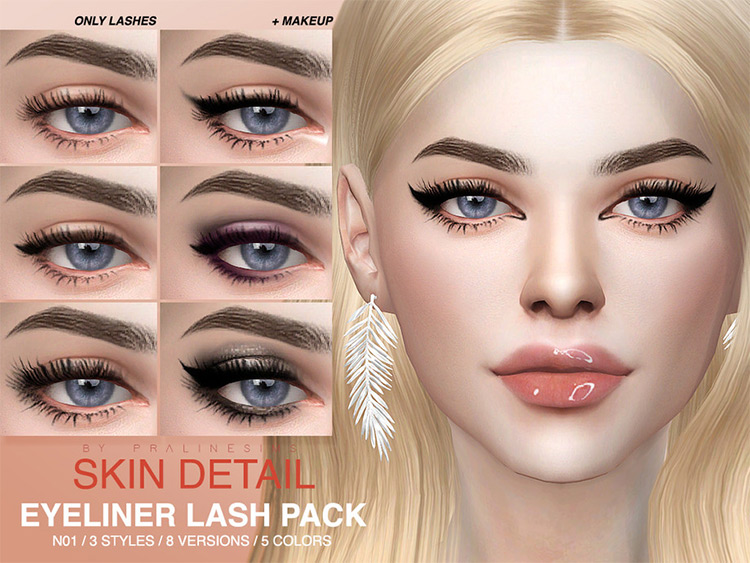 eyelashes for sims 4 cc