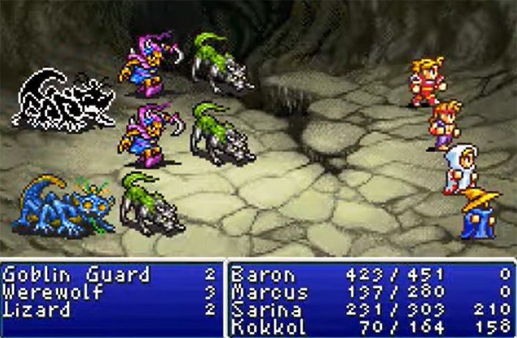 Final Fantasy I & II: Dawn of Souls Gameplay Screenshot