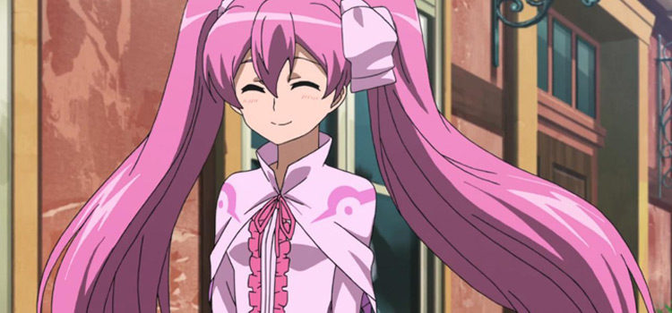 Pink-haired pigtails anime girl - Mine the Genius Snipe from Akame Ga Kill