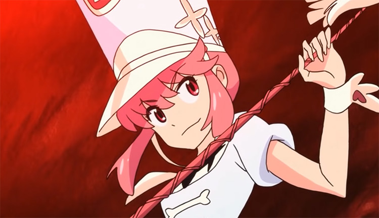 Nonon Jakuzure pinked hared girl screenshot