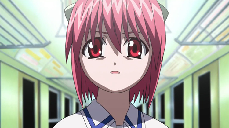 Lucy in Elfen Lied anime screenshot