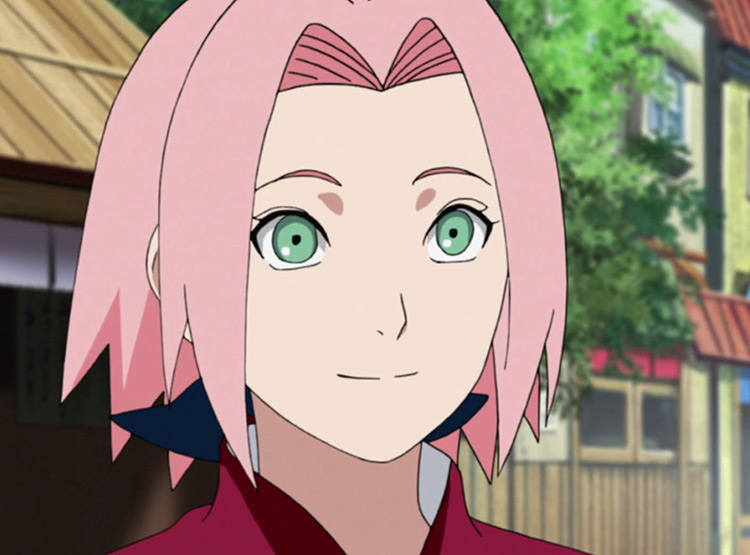 Screenshot of Sakura in Naruto anime