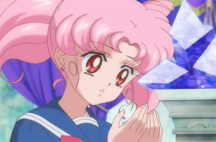 Chibiusa in Sailor Moon anime screenshot
