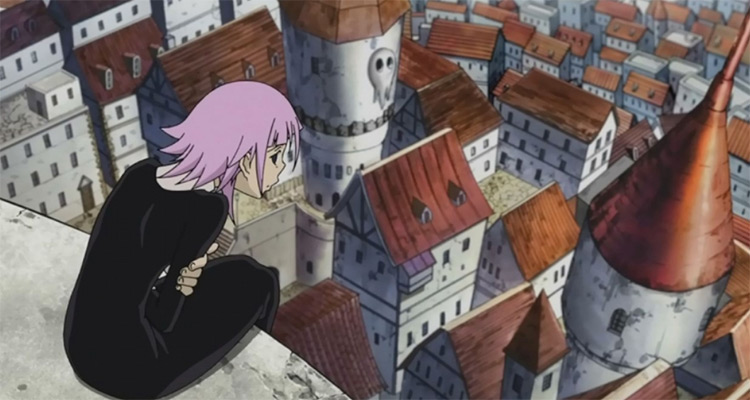 Screenshot of Crona in Soul Eater anime