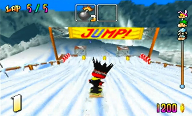 Snowboard Kids 1998 gameplay