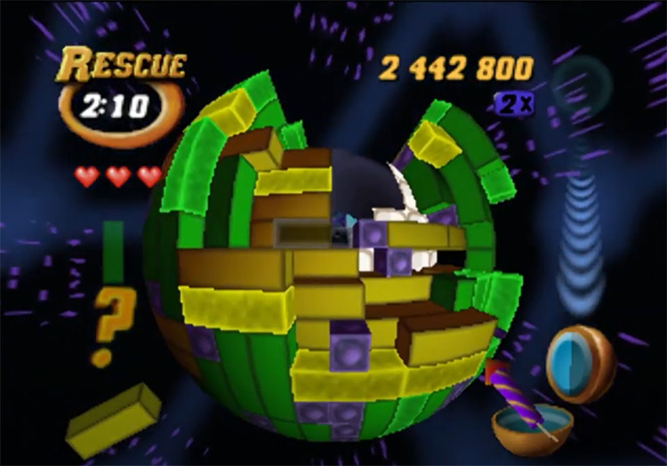 Tetrisphere game screenshot