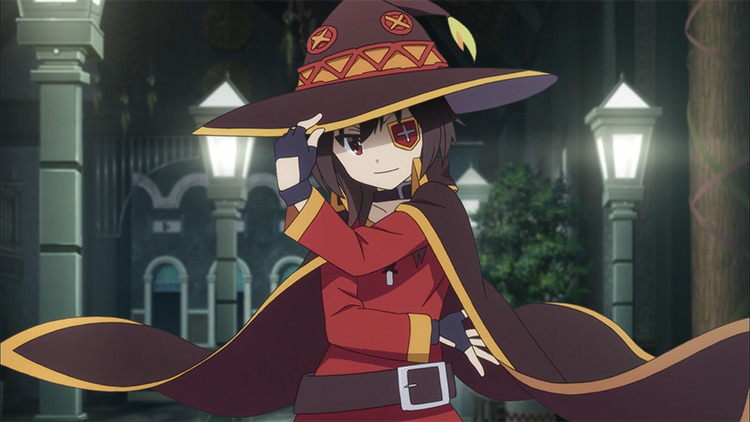 Megumin KonoSuba anime screenshot