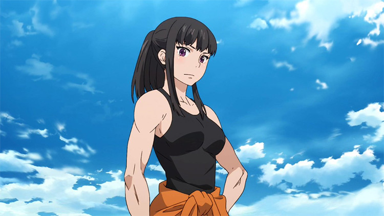 Maki Oze Fire Force anime screenshot