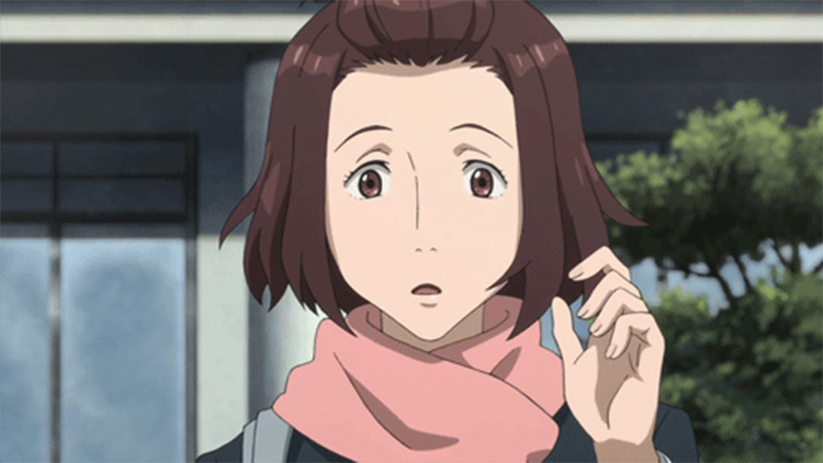 anime female characters with short brown hair