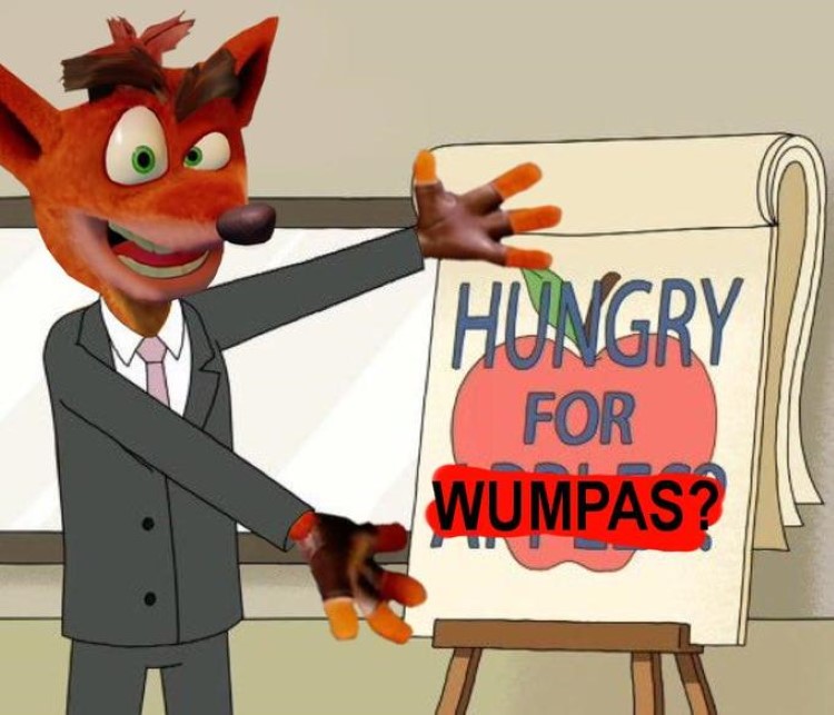 Rick & Morty crossover meme - Hungry for Wumpas? Crash