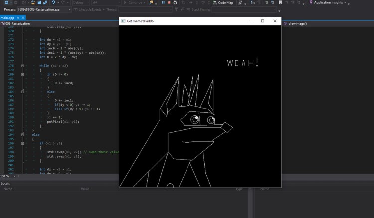 ASCII meme of woah Crash Bandicoot