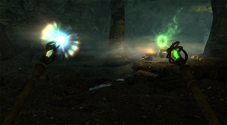 Elemental Staffs Mod for Skyrim