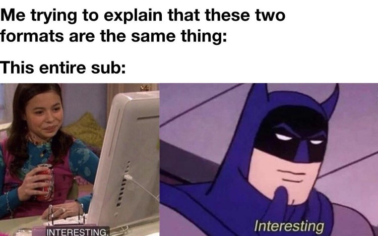Batman and Megan meme are the same thing