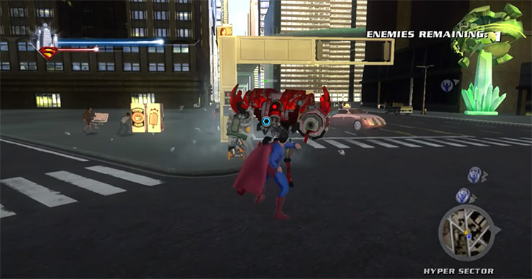 Superman Returns (2006) gameplay